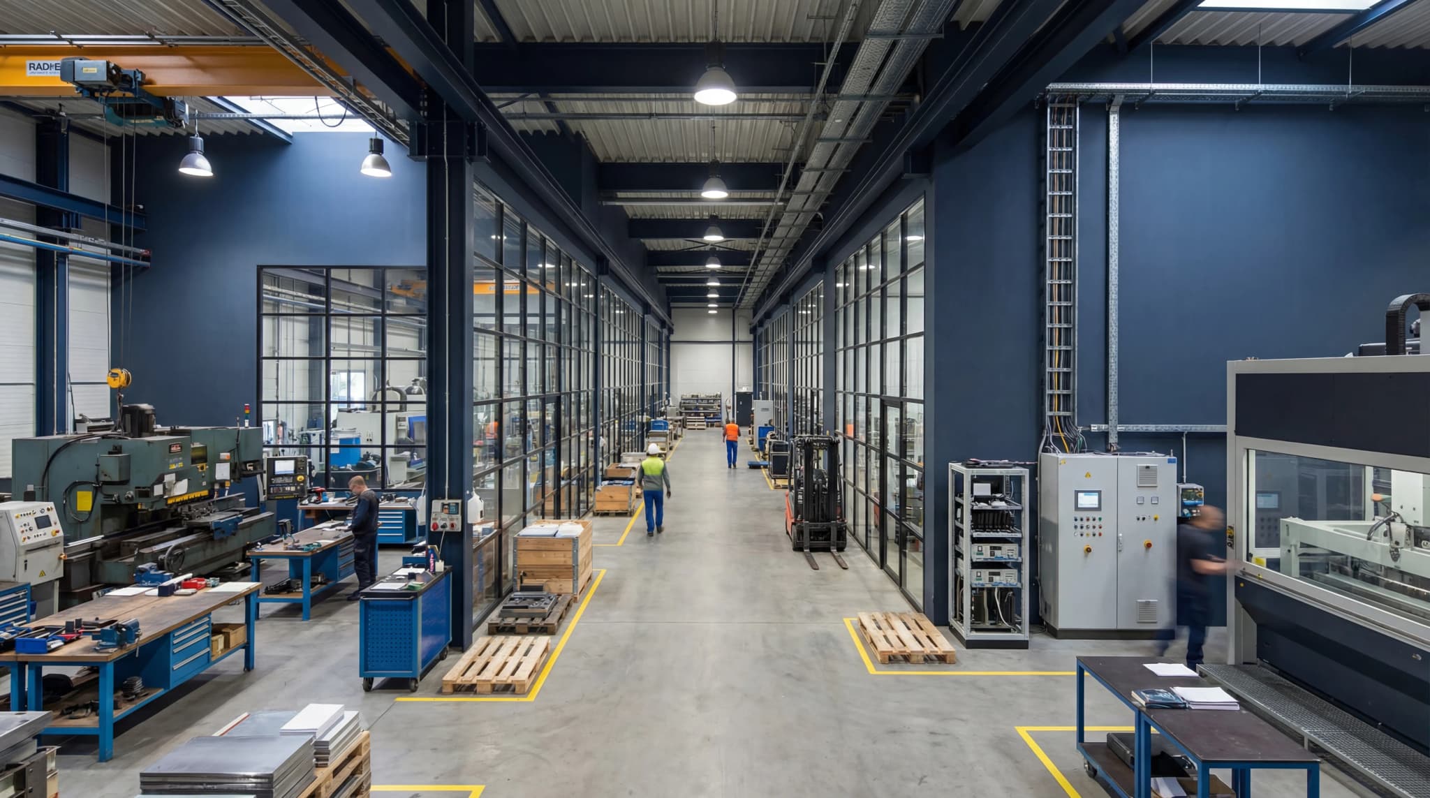 Secure enterprise data center infrastructure supporting industrial AI operations